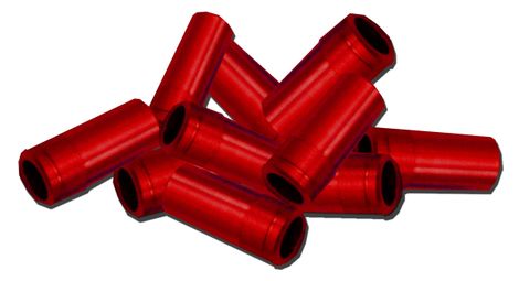 Ice embouts de gaine rouge