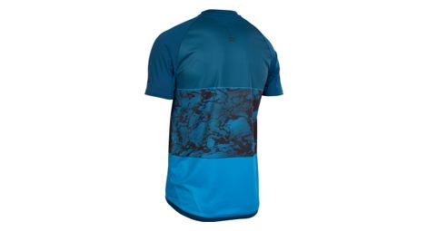 Traze Amp Kurzarmtrikot Mit Halbem Reisverschluss In Blau