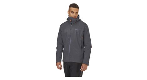 Rab downpour plus 2.0 giacca impermeabile grigio xl