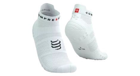 Compressport pro racing socks v4.0 run low white