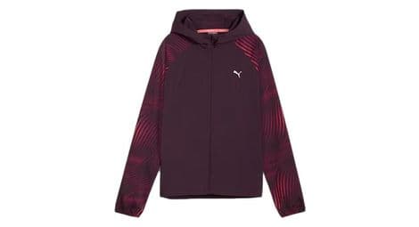 Veste coupe-vent puma favourite velocity violet femme