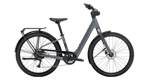 Vélo de ville électrique trek verve+ 1 lowstep lt 250wh shimano acera 8v gris 2024