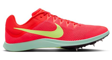 Chaussures d'athlétisme nike zoom rival distance rouge/vert homme