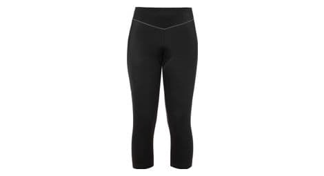 Pantalon 3 4 vaude active negro mujer