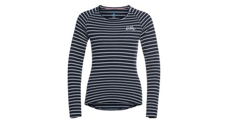 Maillot manches longues femme odlo active warm originals eco bleu gris
