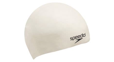 Speedo silicone swim cap blanc flat