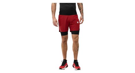 Pantalones cortos 2 en 1 Mammut Aenergy TR rojos para hombre