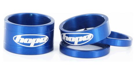 Hope kit entretoises de direction space doctor 1 1 8 alu bleu 5 10 20 mm