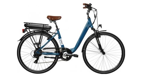 Bicyklet claude bicicletta elettrica da città shimano tourney 7s 500 wh 700 mm teal brown