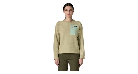 Polaire Patagonia R1 Air Crewneck Beige Femme