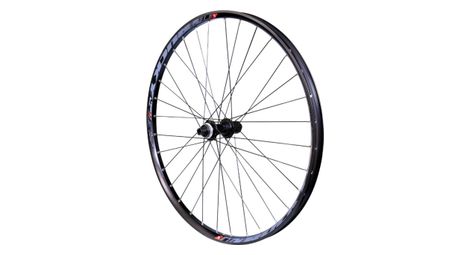 Roue vtt 27.5  plus trucky 35 disc arriere noir moy centerlock mt400 11-10v. (tubeless et tubetype) pour axe traversant 12-148  pour pneu 27.5x2.20-2.80 - jante inter 35mm