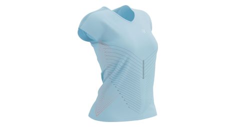 Camiseta performance ss w aqua azul