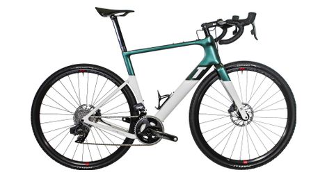 Producto reacondicionado - bicicleta gravel 3t exploro race sram force etap axs 12v 700 mm verde esmeralda blanca 2022
