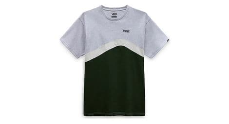 T shirt manches courtes vans sidestripe block gris