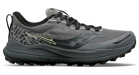 Chaussures de trail running saucony xodus ultra 2 gris noir
