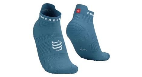 Compressport pro racing socks v4.0 run low blue