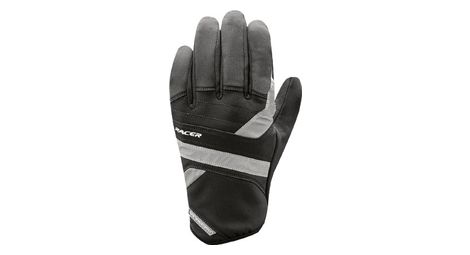 Guantes largos racer gloves fire iridium black