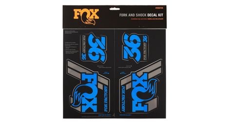 Fox racing shox stickers heritage 2019 blue