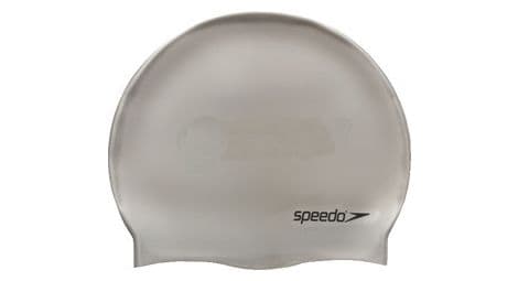 Speedo silicone swim cap gris flat