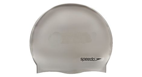 Speedo bonnet de bain flat silicone gris