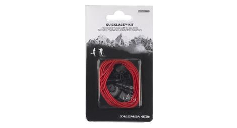 Zapatillas salomon quicklage kit (bajo) rojo