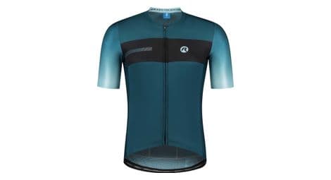 Maillot manches courtes velo rogelli dawn - homme - bleu