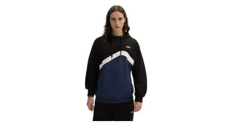 Sweat à capuche vans sidestripe block bleu/noir