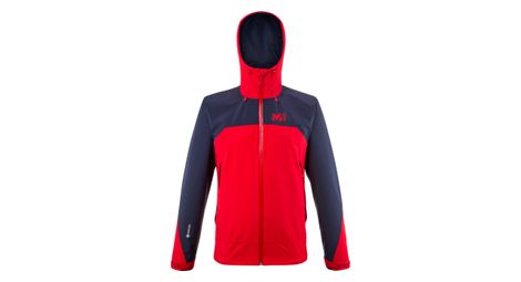 Veste imperméable millet grands montets ii gore-tex rouge