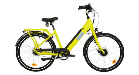Vélo de ville électrique bckl shimano nexus 7v jaune taille unique - vélo d'exposition