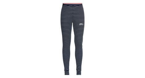 Collant long femme odlo active warm originals eco bleu / gris 