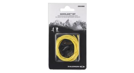 Système de serrage salomon quicklace jaune