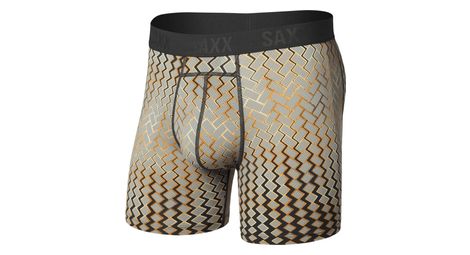 Boxer Saxx Smooth Flex Light Compression Brief Gris/Jaune Homme