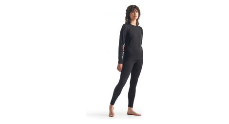 Langarmtrikot Damen 200 Oasis Schwarz