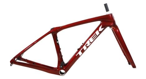 Produit reconditionné - kit cadre trek domane sl 6 4e gén. crimson/rouge