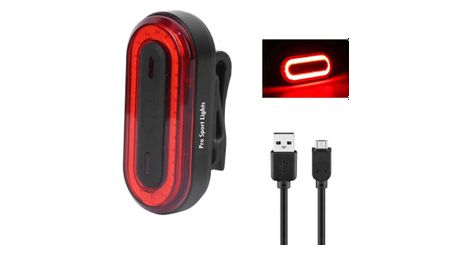 Feu arrière rouge - rechargeable par USB - Feu de vélo LED
