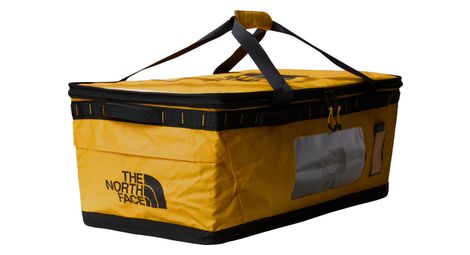 the north face base camp gear box storage bag l 90l yellow