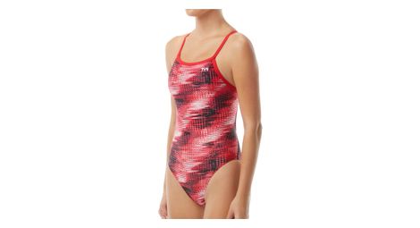Maillot de bain 1 piece femme tyr surge diamondfit rouge