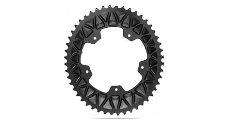 Absoluteblack premium ovaal sub-compact 110/5 bcd kettingblad voor shimano cranks 10-11s zwart