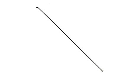 Rayon inox noir plat 2mm l 256mm sapim tete coudee avec ecrous (vendu a l'unite)