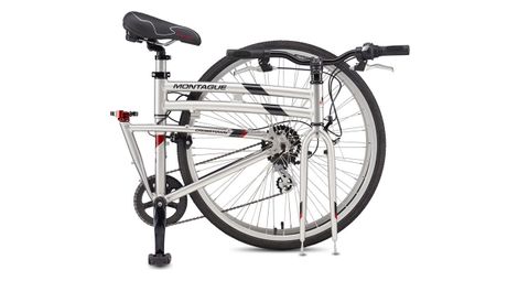 Montague — Velo pliant crosstown 19    argent brillant   7 vitesses