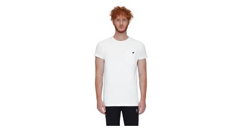 T shirt mammut pocket off mountain blanc
