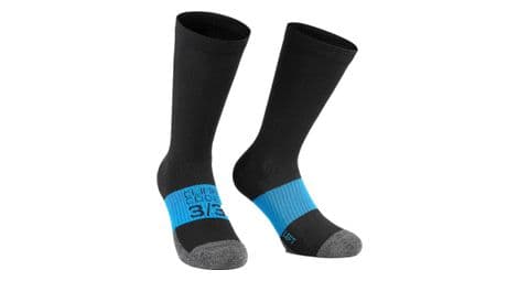 Assos winter evo sokken zwart/blauw