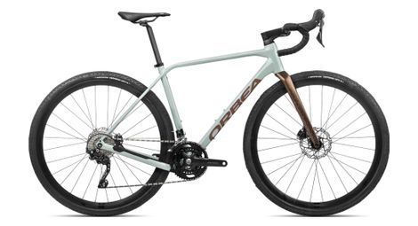 Orbea terra h40 gravel bike shimano grx 10s 700 mm blu pietra rame marrone 2024