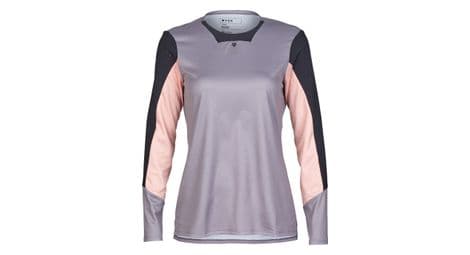 Maillot de manga larga para mujer fox defend gris xs