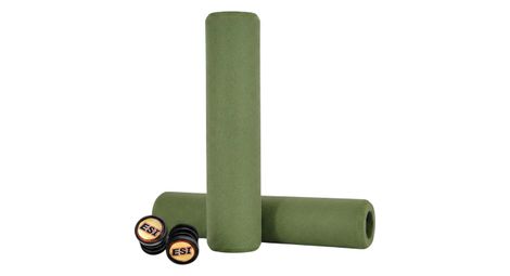 Coppia di manopole ESI Chunky verde bosco