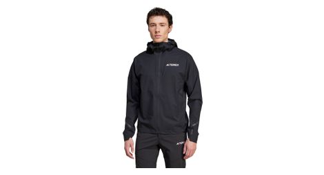waterproof jacket adidas terrex xperior light rain noir homme