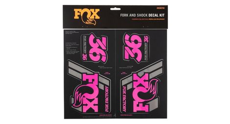 Kit stickers fox racing shox heritage rose