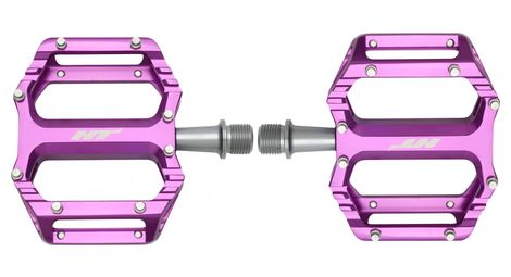 Paire de Pédales Plates HT Components AR09 Violet