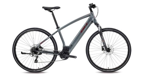 Bh atom cross elektrische hybride fiets shimano acera 8s 500 wh 700 mm plata grey 2022