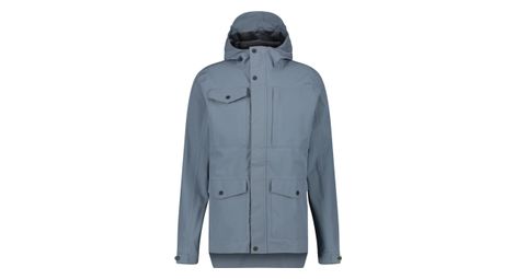 Agu pocket urban outdoor rain jacket dusty blue